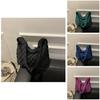 Stilvolle Vintage Nylon Umhängetasche Weicher Baumwollstoff Elegante Tragetasche Für Damen