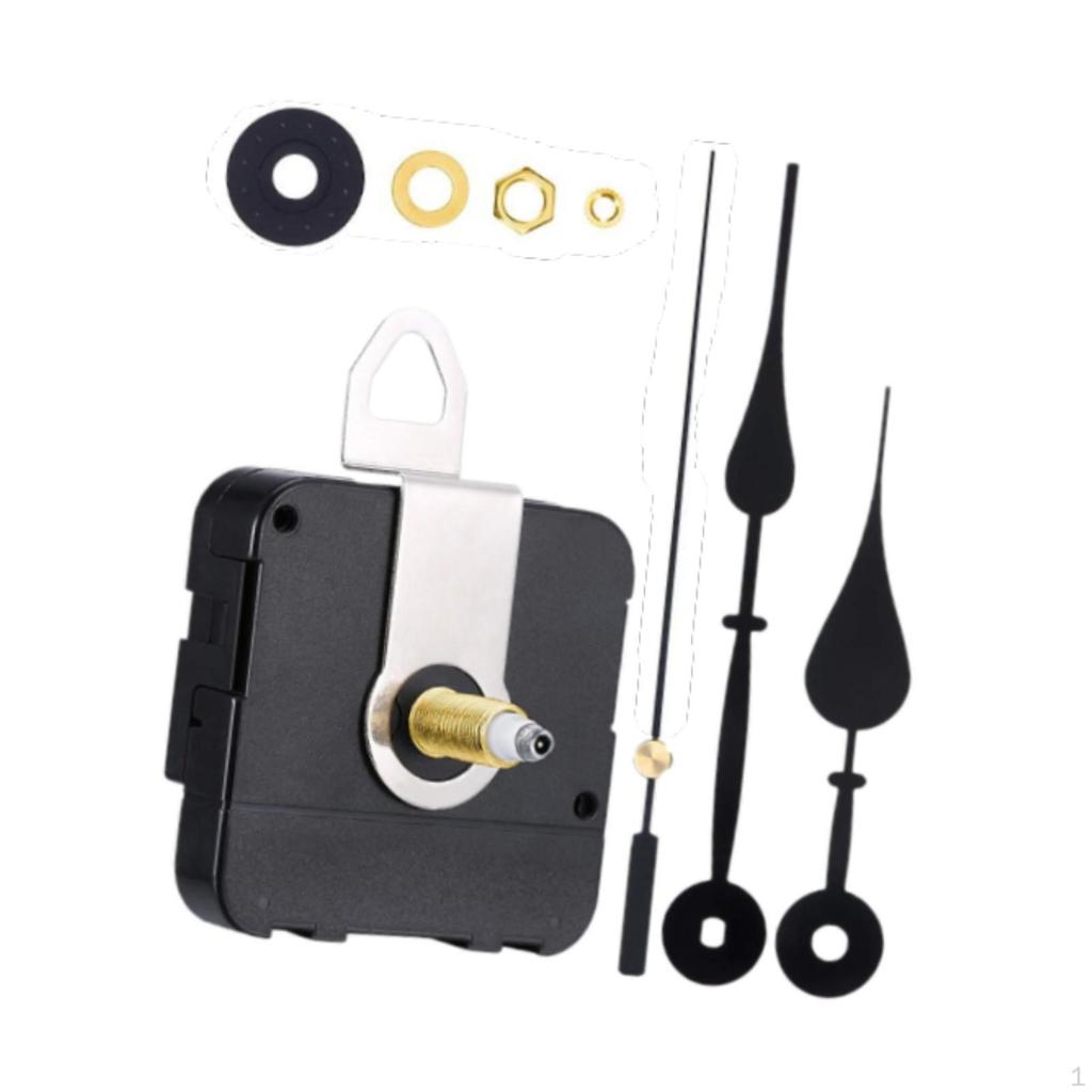 Clock Mechanism Set for Wall Clocks with Utility Parts