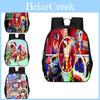 El Increíble Circo Digital Mochila de 15 Pulgadas Elegante Bolso Estudiante de Tela Oxford