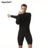 2mm Herren Ganzkörper-Neoprenanzug Mit Langen Ärmeln Shorts Schnorcheln Surfen Schwimmen Warm UV-Schutz Neopren