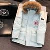 Plus Size Goose Down Parka Couples Mid-Length Winter Jacket 2026 Men Women Warm Workwear Style