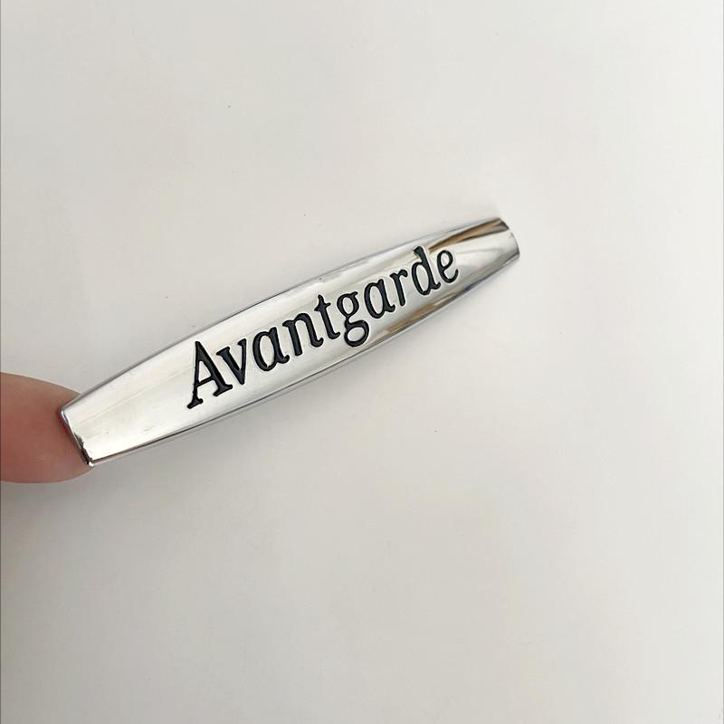 3D Metal Logo Avantgarde Emblem Car Fender Badge For Mercedes Benz W205 W211 W212 W203 W204 Avantgarde Sticker Accessories DF5