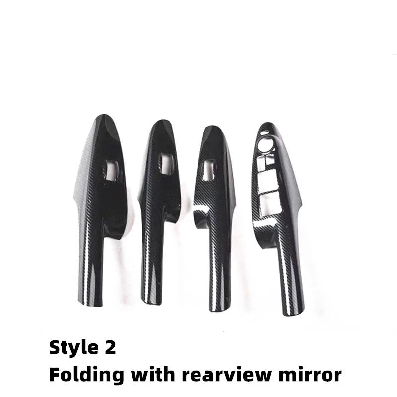 For Hyundai Tucson (2006-2013) Carbon Fiber ABS Gear Panel & Window Lifter Vent Frame - Interior Accessories