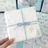 Ins Style High Beauty Blue White Winter Series Snow Pear Paper Collection DIY Large Sheet Decorative Gift Wrapping Paper