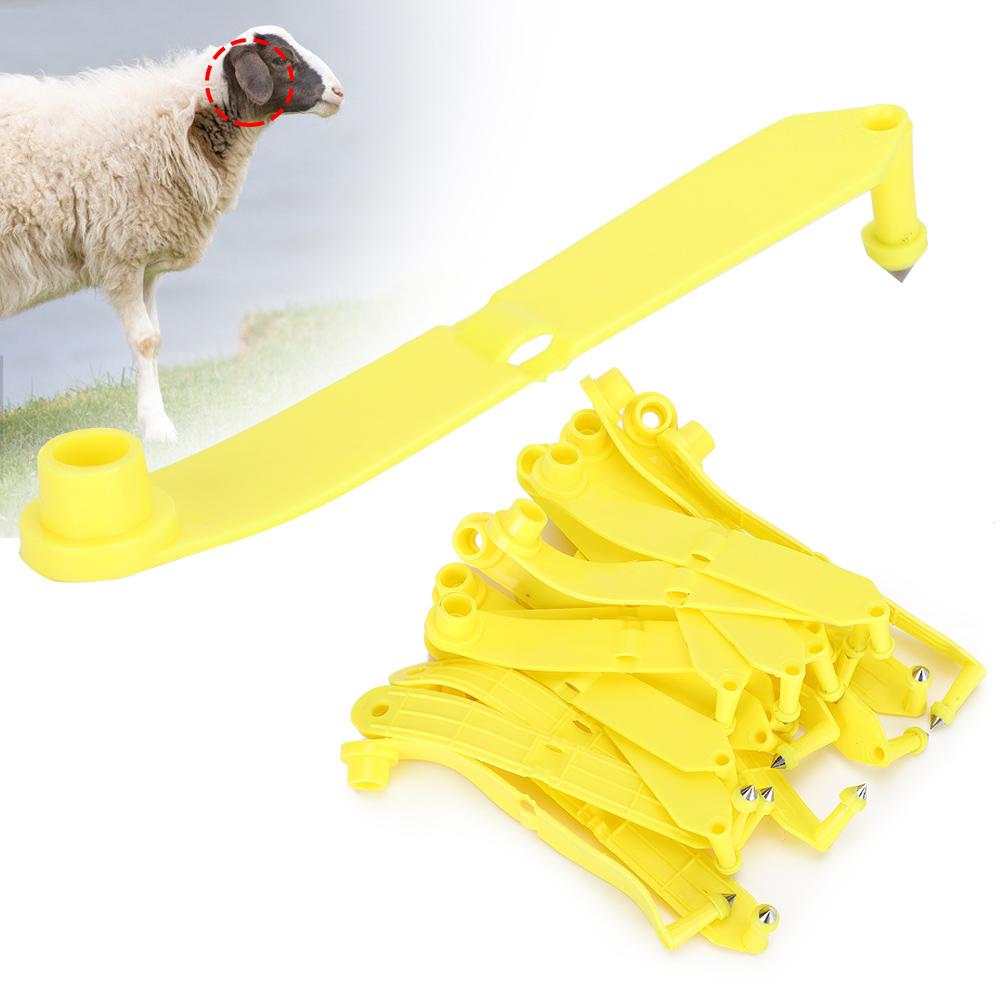 20pcs Sheep Goat Cattle Ear Tag Livestock Earrings Ear Tag Label for Animals Idetification