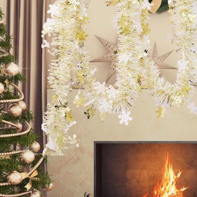 Christmas Twist Garland Long Glitter for Decorative Birthday Party Supplies