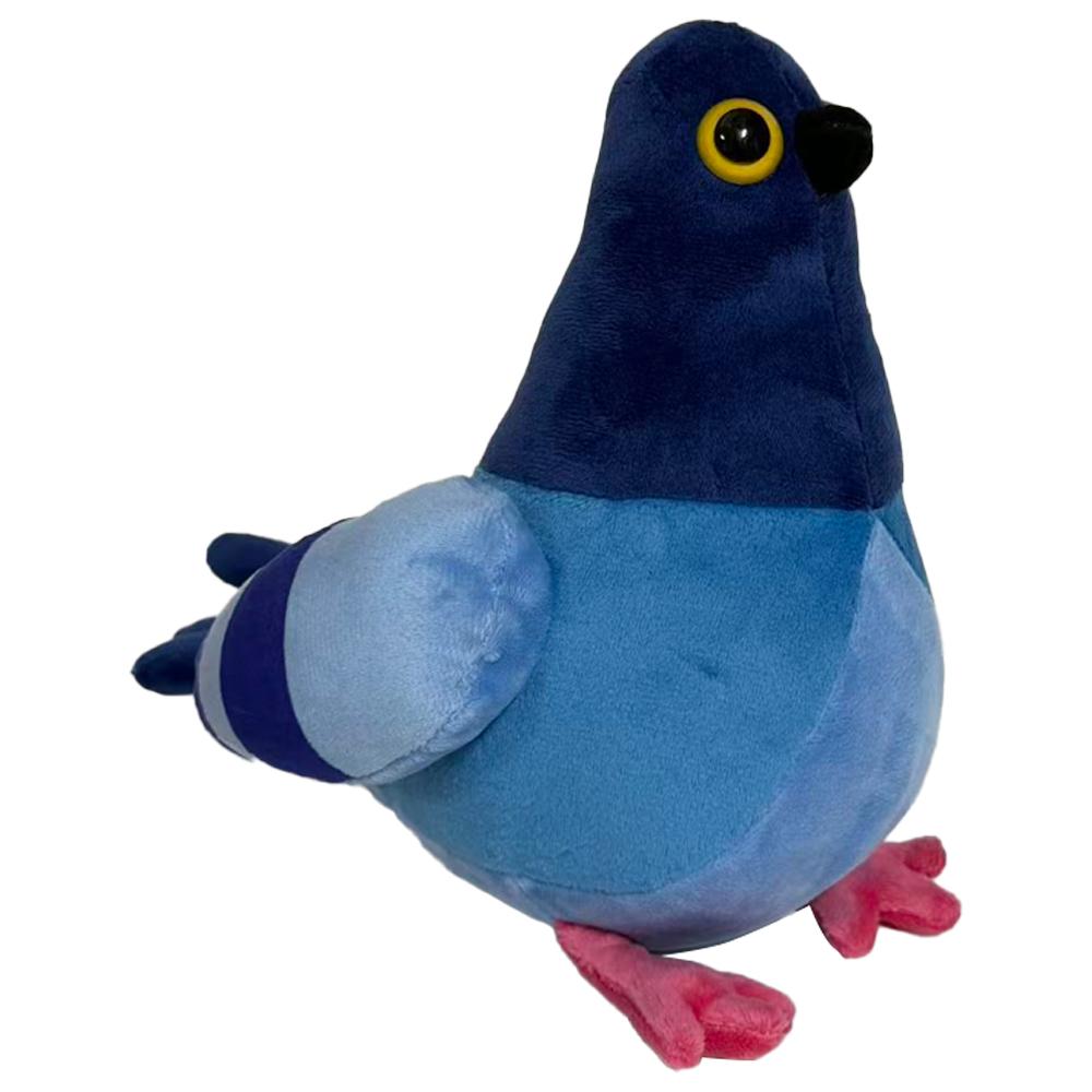 

13/20cm Realistic Pigeon Pop Plush Toy High Quality Soft Lifelike Blue Pigeons Birds with Eyes Feather Home Decor Birthday Gifts 13cm білий