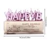 Happy Birthday Gold Letter Candle Silver Happy Birthday Candle Party Birthday Candle Anniversary Celebration Birthday Candle