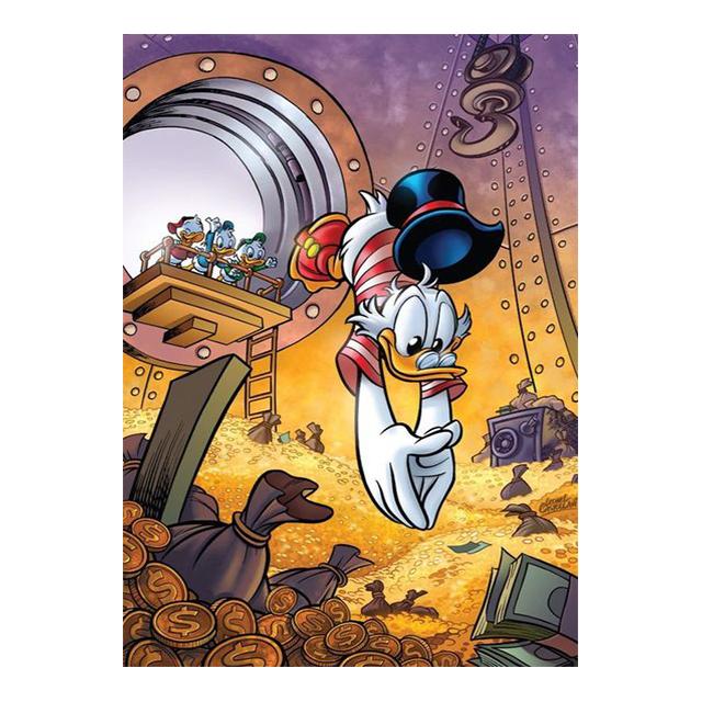 Donald Duck Diamond Painting Scrooge Mcduck Money Cartoon Graffiti Wall Poster Prints Living Room Home Pictures Decor