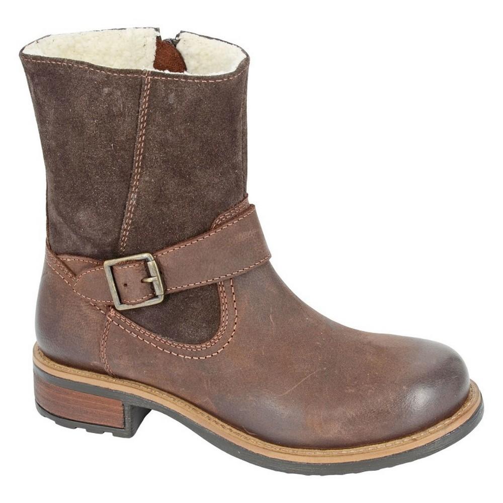 Woodland Womens/Ladies Pedra Suede Ankle Boots