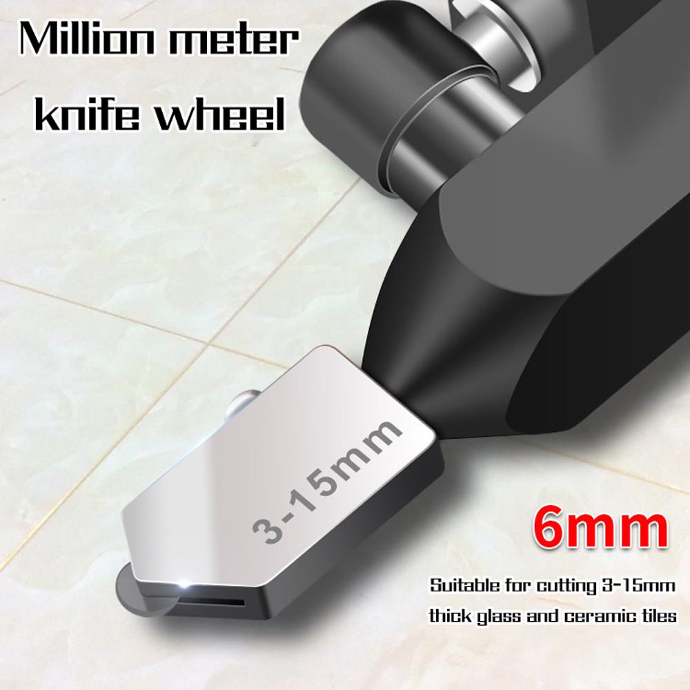 Abridor Manual portátil de azulejos de vidrio, cabezales de corte de repuesto, cortador de vidrio de azulejos de cerámica