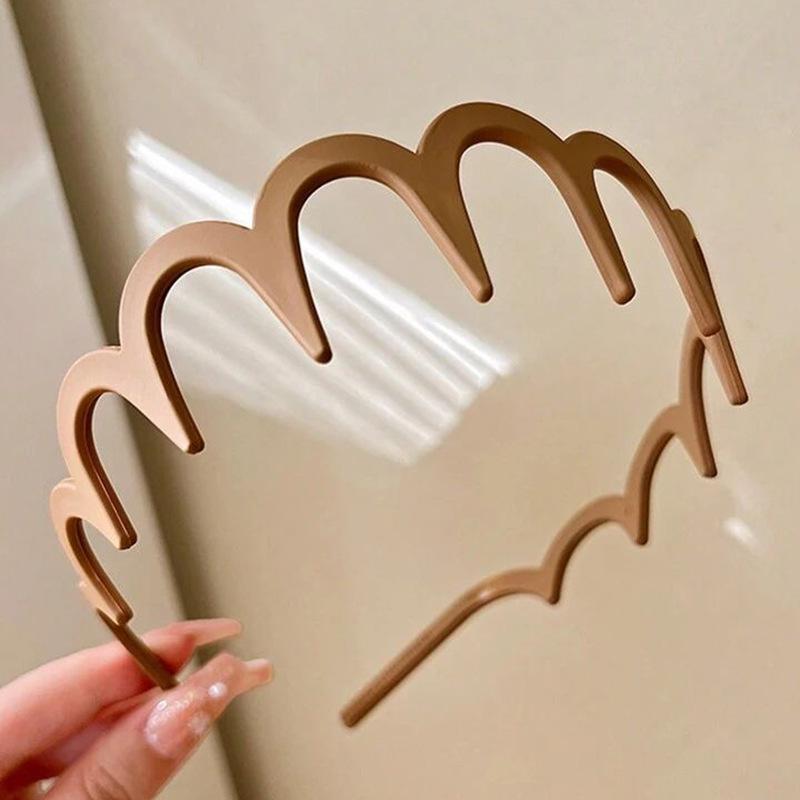 2024 High Elasticity Wave Headband for Women - Stylish Bangs & Summer Face Washing Hair Accessory