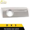 Southeast DX3 Ignition Button Decorative Sticker – Stainless Steel One-Key Start Switch Trim