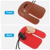 PATIKIL Archery Finger Tab Leather Archery Finger Protective Gear Brown