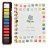 Watercolor Workbook for Beginners 12 Colors Watercolor Painting Set with Brush Birds Flower Animals Watercolor Book Art Crafts Supplies