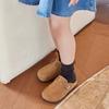 Kids' Genuine Leather Birkenstock Slippers 2025 Spring/Autumn Unisex Matte Leather Casual Shoes