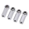 4PCS Metal   Joint Alloy for 1/10 Model Car 7.0mm Diameter M4 Thrd RC Car   Joint 4 Straight