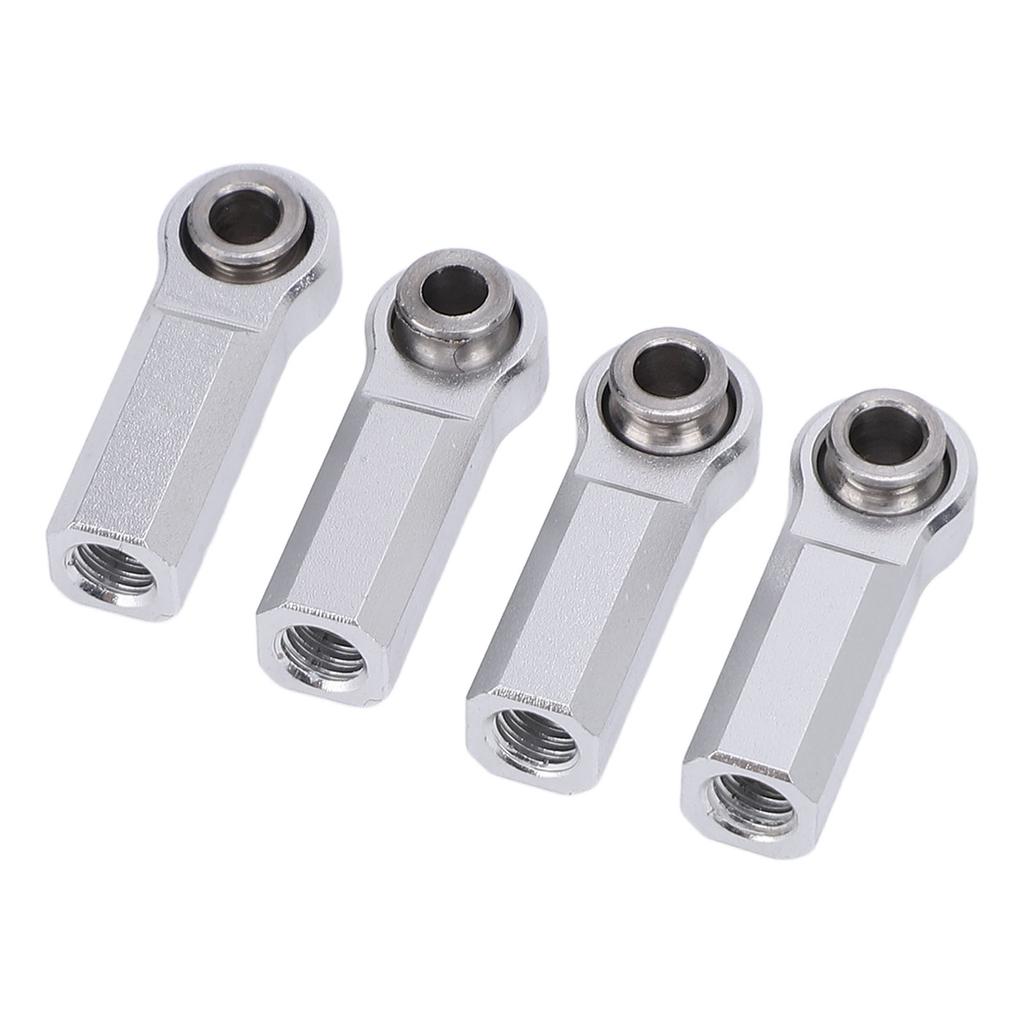 4PCS Metal Joint Alloy for 1/10 Model Car 7.0mm Diameter M4 Thrd RC Car Joint 4 Straight