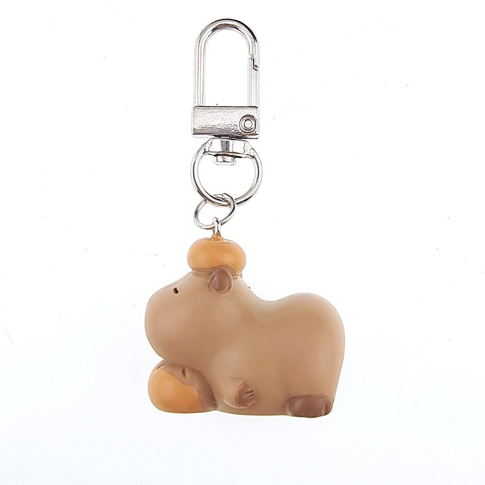 DIY Capybara Keychain Party Outfit Decor Key Ring Fun Key Pendant  Cell Phone Lanyard