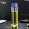 Xinuo Portable Heat-Resistant Borosilicate Glass Water Bottle