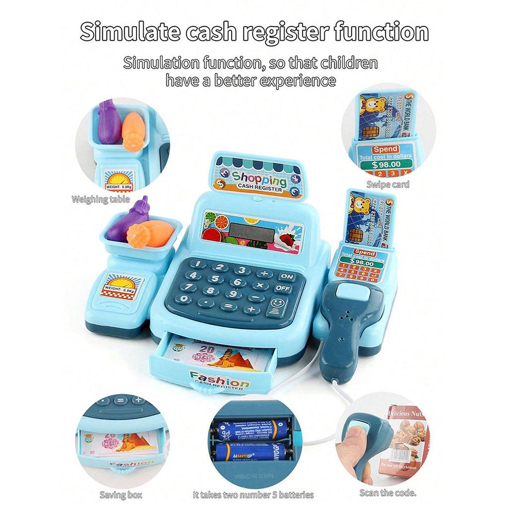 Toy Interactive Learning Experience And Materials For Long-lasting And House Cash Toys Mathematical Toy Register