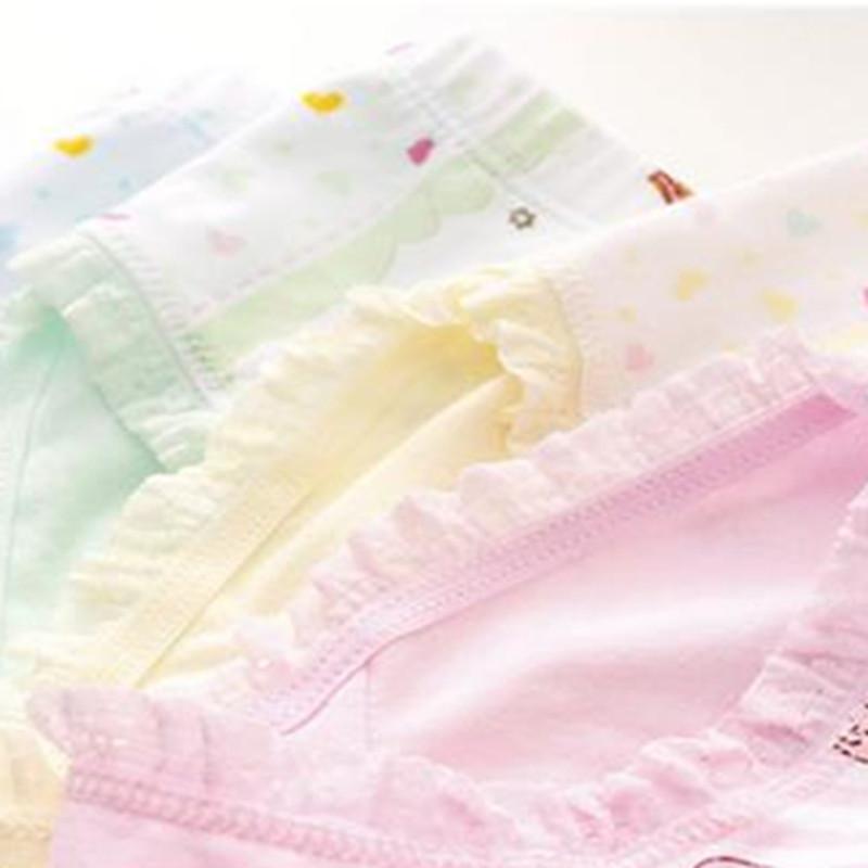 4pc Baby Cartoon Unterwäsche Mädchen Baumwolle Slips Unterhose Kinder Höschen Shorts