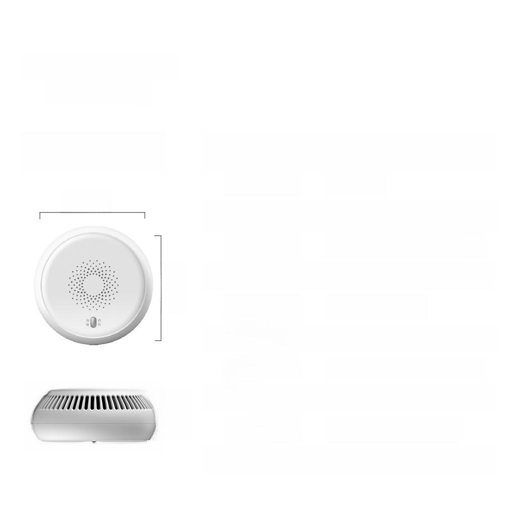 Tuya Zigbee Smart Home Water Detector & Smoke Alarm with Wireless Temperature and Humidity Sensor Switch