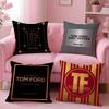 Trendy Brand T-Tom F-Ford Pillow Case Pattern Printed Pillowcase for Living Room Sofa Cushion Cover & Bedroom Decor