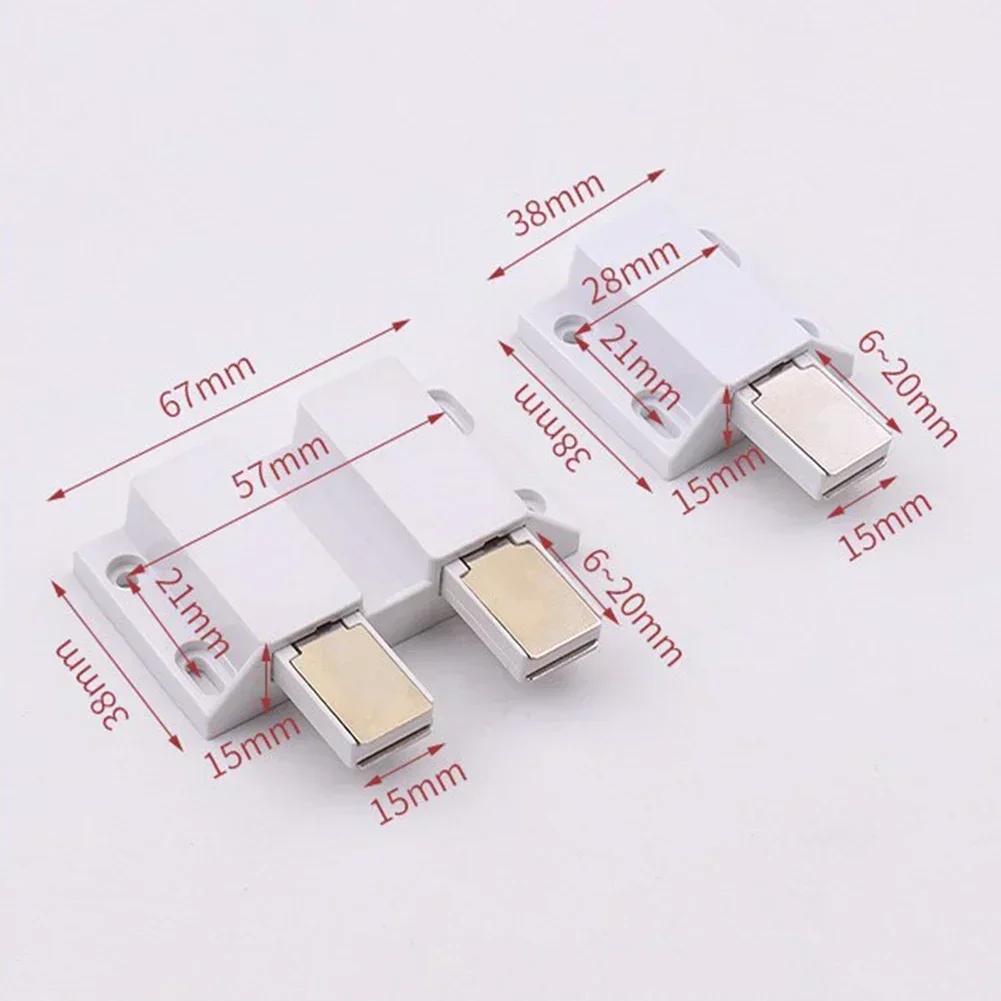 Stainless Steel Glass Door Hinge Glass Clamp Double Head Magnetic Catch Display Cabinet Hinge For 5-8mm Glass Furniture Hardware