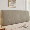 Jacquard Bed Headboard Cover Solid Color Elastic Bed Head Slipcover Bedroom Dust Cover All-inclusive Bed Backrest Cover