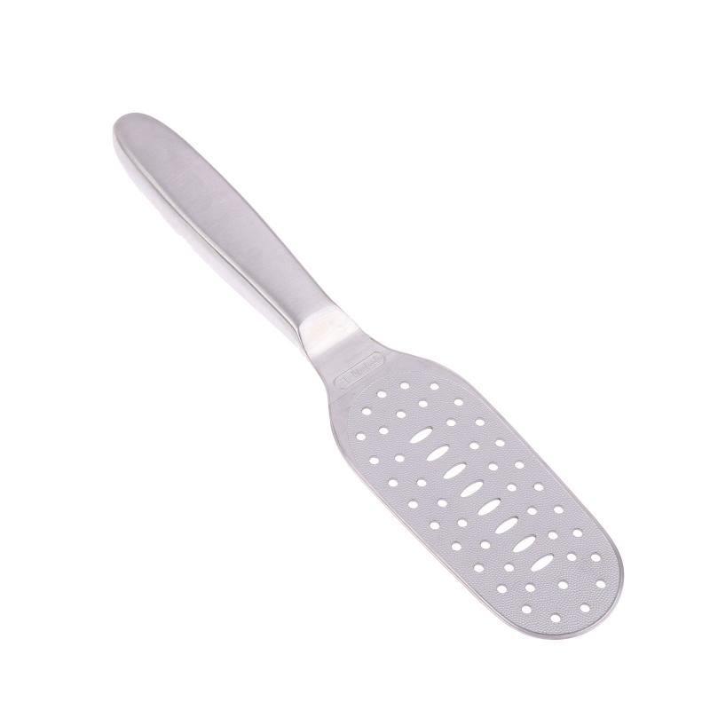 Dual-Sided Stainless Steel Foot File Professional Pedicure Tool For Hard Skin Care At Home Calluses Remover & Dead Skin Scrubber