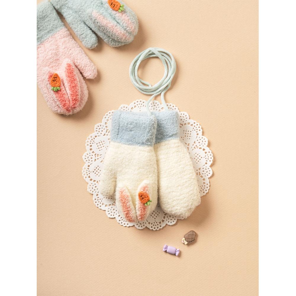 

Перчатки DaiSo Children S Rabbit Hand Gathering blue (yellow)