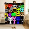 Game Sprunki Incredibox Blanket Soft and Skin Friendly For Couch Bed Napping Bedspread All Seasons Comforter