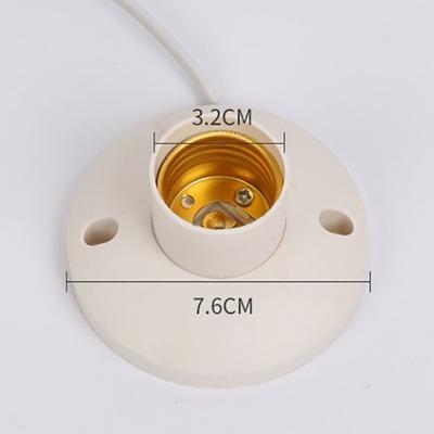Eu Led Stand Lamp Holder E27 Bulb Plug Dome Socket With Cable Base For Table Light Night Stands Lampholder Accessories