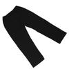 Elderly Urine Bag Pants 2 Sides Inner Pockets Long Cystostomy Pants for 2000ml Urine Bag Black XL