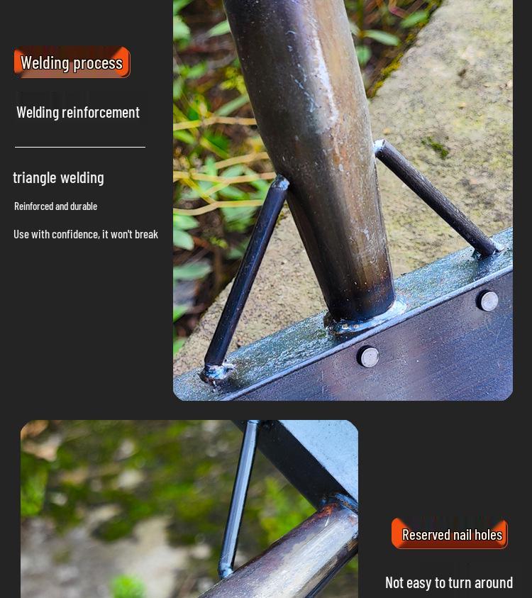 Manganese Steel Multi-Purpose Shovel: Ideal for Manure, Ice, and Snow Removal in Agriculture and Breeding.