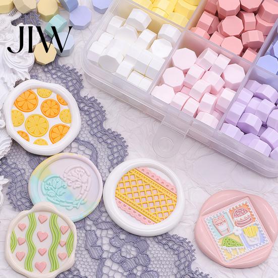 Artistic Wax Melting Spoon Seal Kit, with Sealing Beads And Candles, Stamp Supplies DIY for Wedding Invitations Envelopes Manual Making Tools