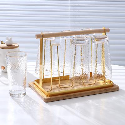 Bardak Tutucu Demir Su Tahliye Rafı Taşınabilir Gözlük Düzenleyici Mutfak Bardak Rafı Tepsi ile Kurutma Rafı Mutfak Depolama