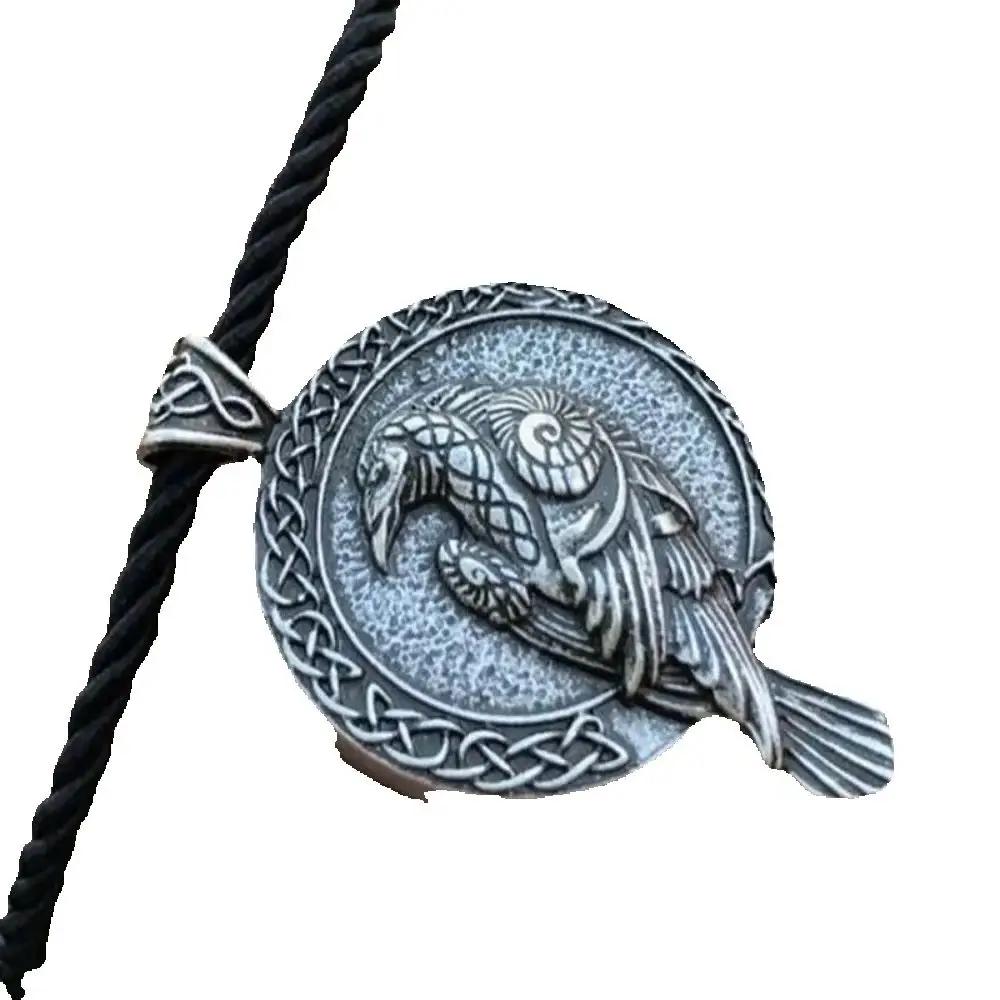 

1pc Europe and the United States New Talisman Crow Men s Pendant Necklace Trend Personality Fashion Punk Men s Necklace Jewelry