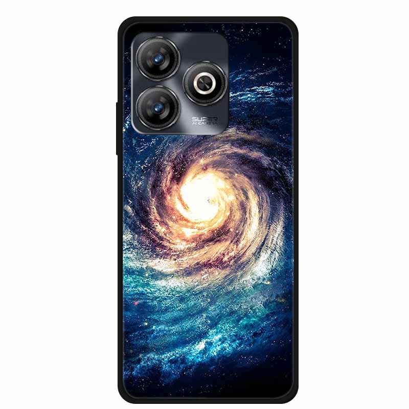 Phone Case For ZTE Blade A75 4G Back Cover Case Shockproof Black Silicone Soft Funda For ZTE Blade A75 4G Case A 75 6.6" Coque