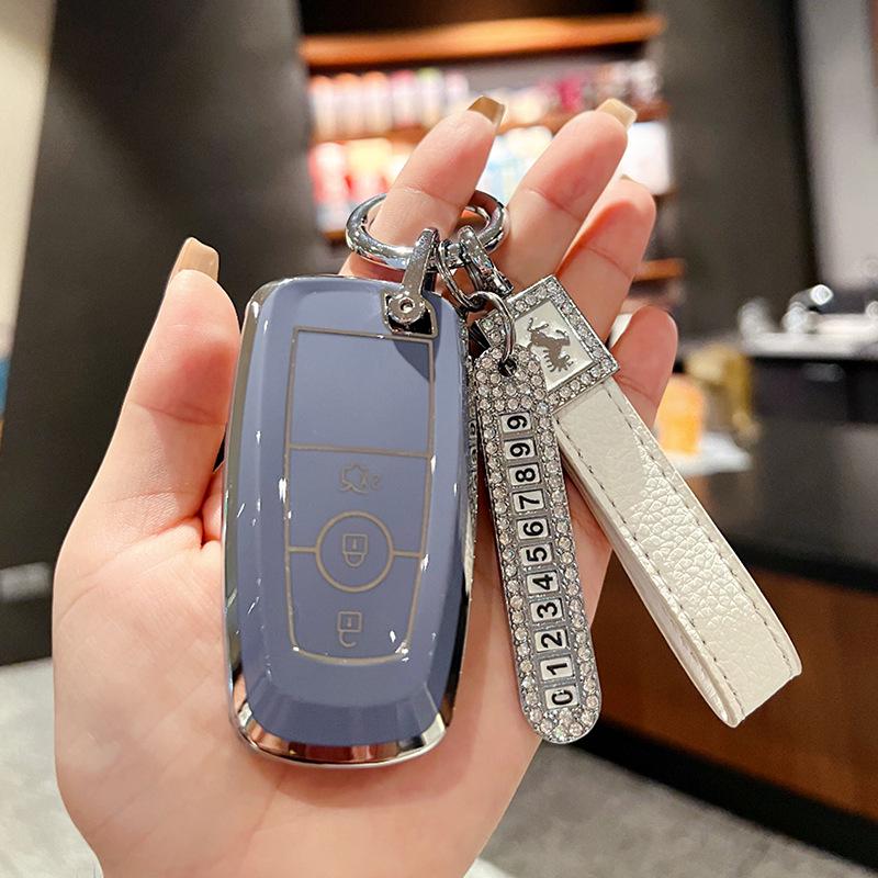 Ford Key Cover for Focus, Mondeo, Escort, Taurus, Edge, Explorer, Everest - Protective Hard Case