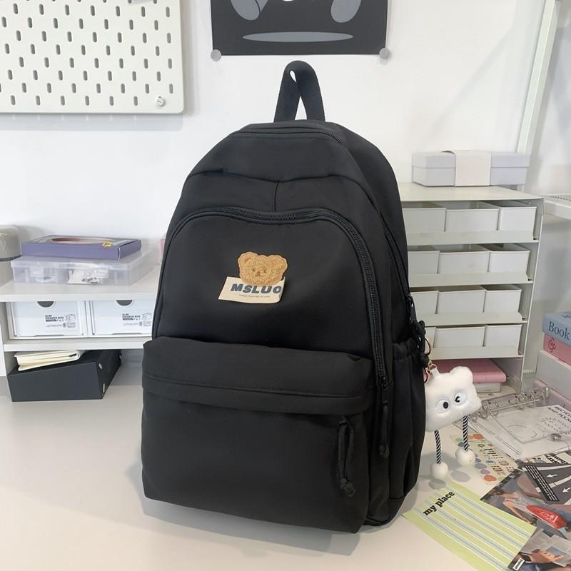 Style Girl Backpack With Water Resistant Nylon For School And Study Use