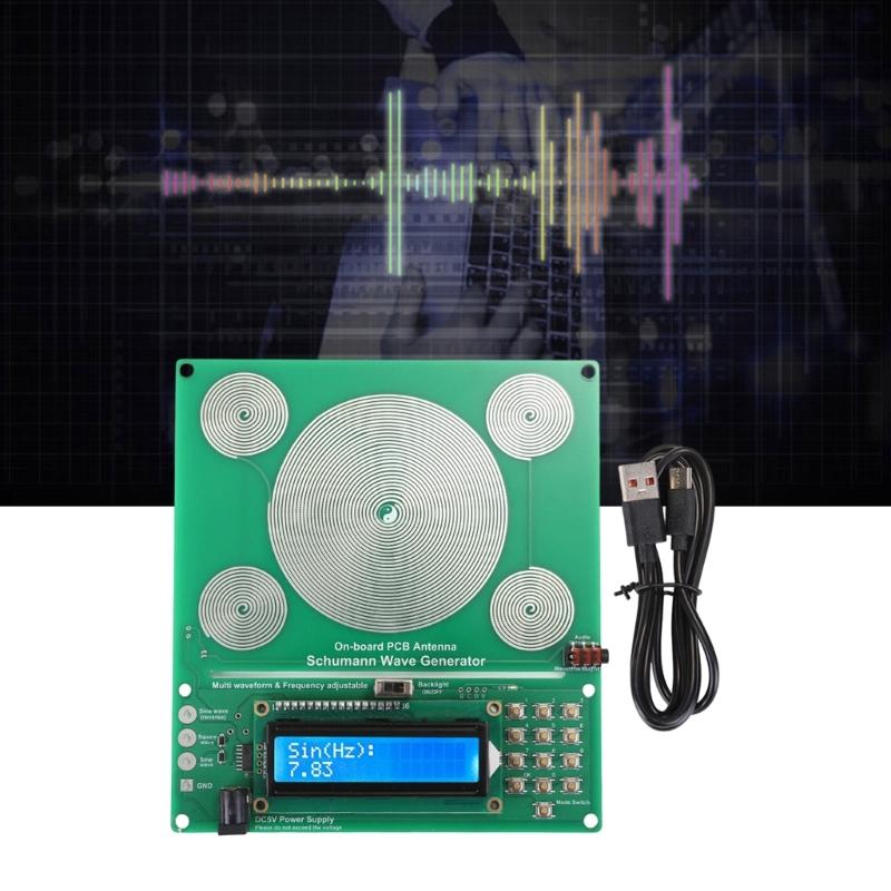High Stability Schumann Generator with Adjustable Frequency 0.01Hz to 100000Hz Compact Design for Home Office Use
