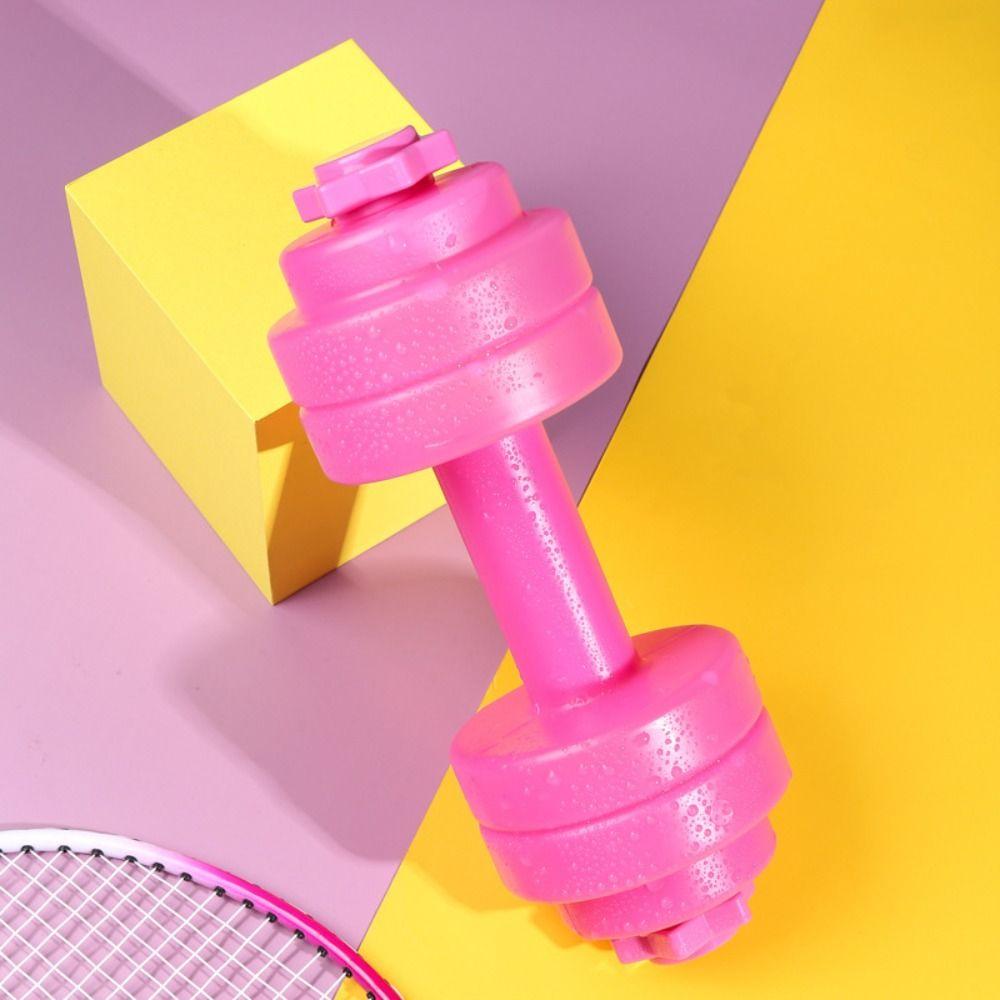 830ML Water-filled Dumbbells Max 1KG Fitness Water Bottle Funny Dumbbell Water Cup  School