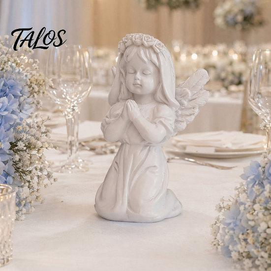 Talos Vintage Roman Column Candle Holder, Greek Resin Statue, Mini Pillar Candlestick Stand for Dinner Wedding Centerpiece