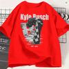 Kyle Busch 100 Cotton TShirt For Unisexs Summer Funny T Shirts ONeck Leisure Tee Shirt Big Size Hot Sale Tops