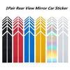 1 Pair Auto Car Sticker Non-fading Fashion Color Stripe Car