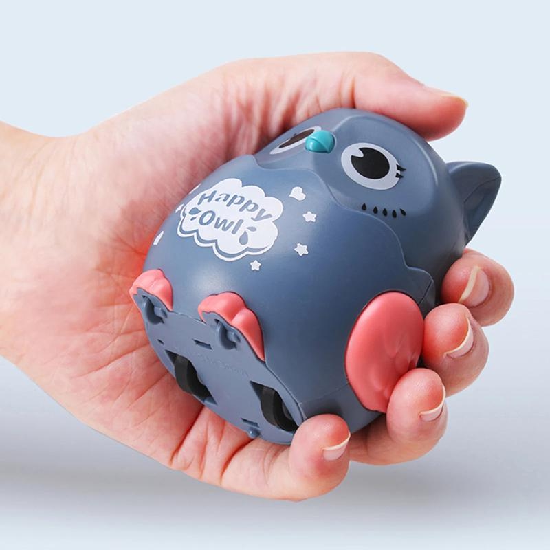 Funny Pressing Inertial Sliding Owl Pull Back Toys Car Mini Cute Toys Children Cartoon Kindergarten Educational Toy Kids Gift