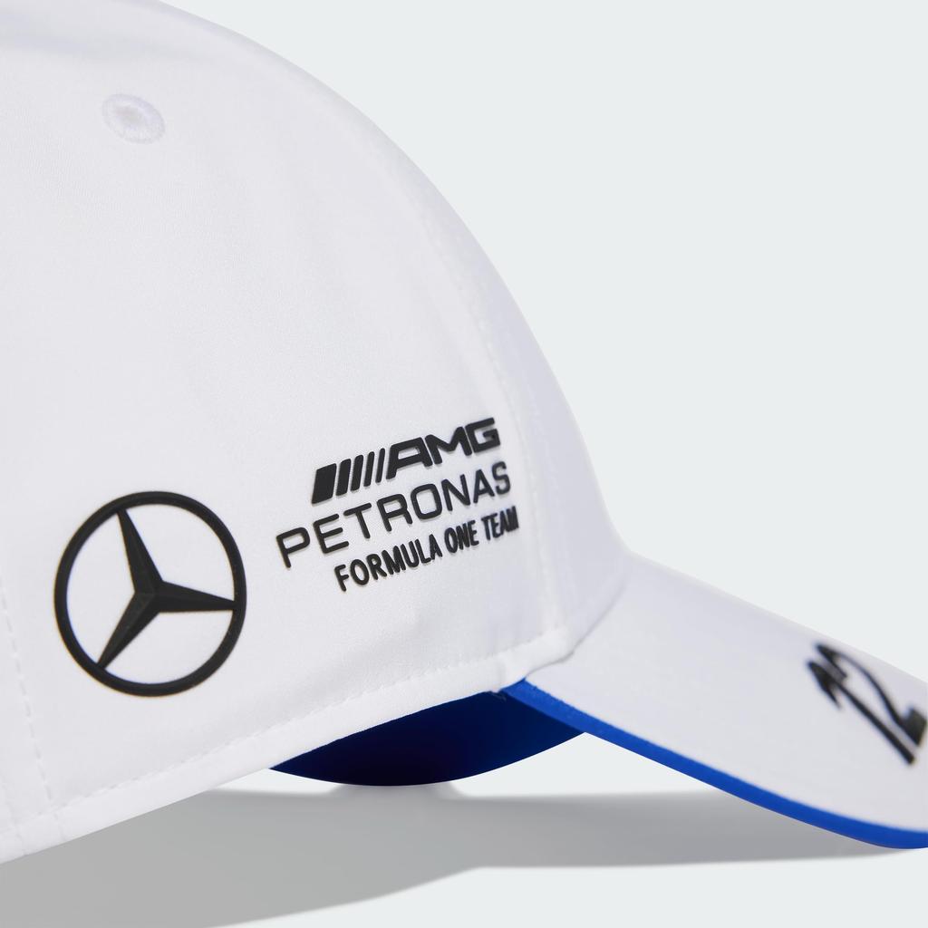 adidas MERCEDES AMG PETRONAS FORMULA ONE Team Cap KIMI ANTONELLI Unisex Adult Cap V6447 White (JZ6711) 60-63cm