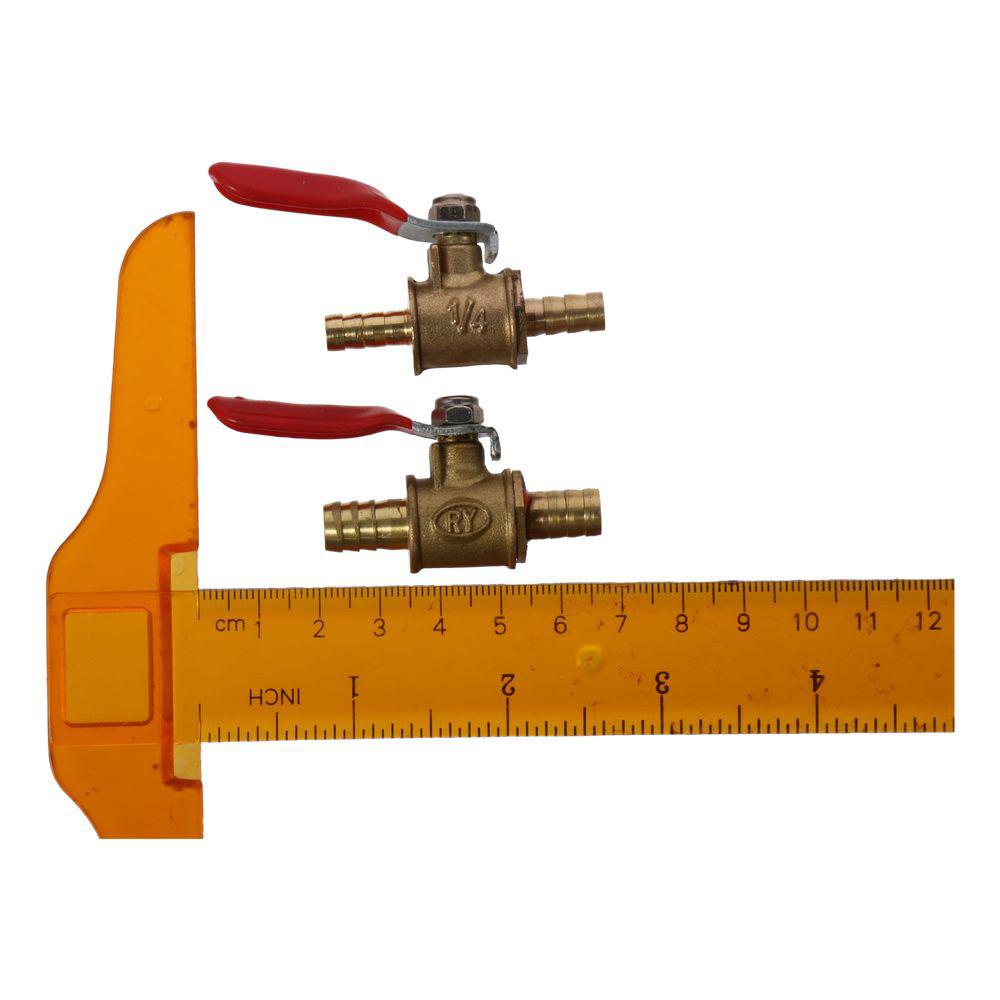 Hose Barb To Hose Barb Ball Valve On-off Controlling or Flow Adjustment of Water, Oil, and Gas